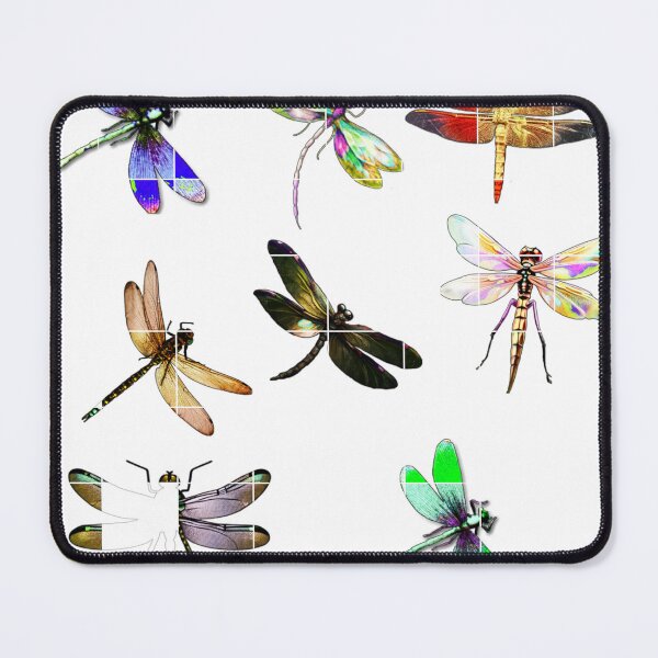Item preview, grid Dragon fly sticker collection rainbow designed and sold by WEShop23.