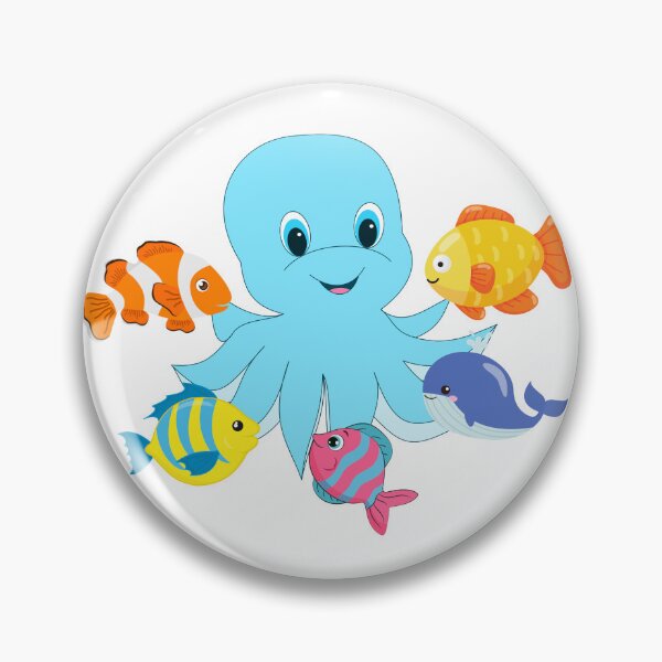 Item preview, Cute Octopus Gossiping with Friends designed and sold by Annjayy.