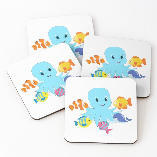 Item preview, Cute Octopus Gossiping with Friends designed and sold by Annjayy.