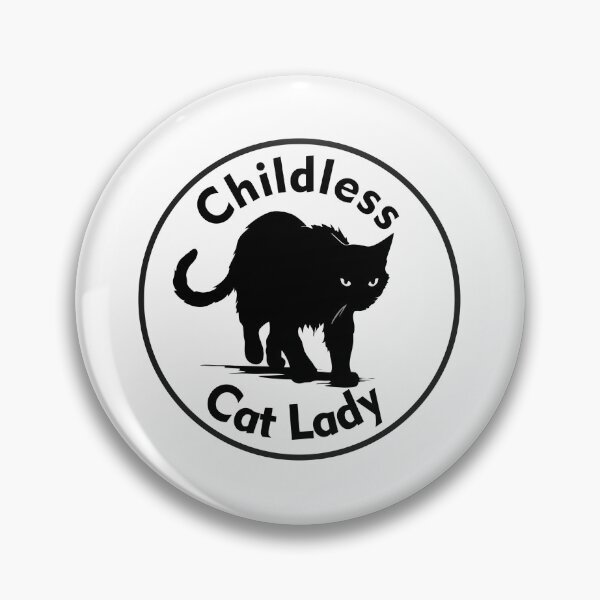 Artikelvorschau, Kinderlose Katzenlady entworfen und verkauft von grafixmaster.