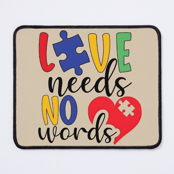Item preview, Love needs no words designed and sold by By Nayla.
