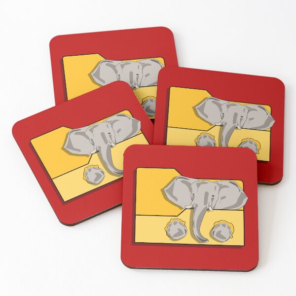 Item preview, Elephant in a Folder Icon designed and sold by Fun Funky Designs.