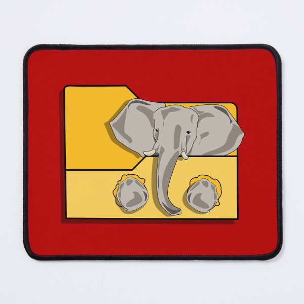 Item preview, Elephant in a Folder Icon designed and sold by Fun Funky Designs.