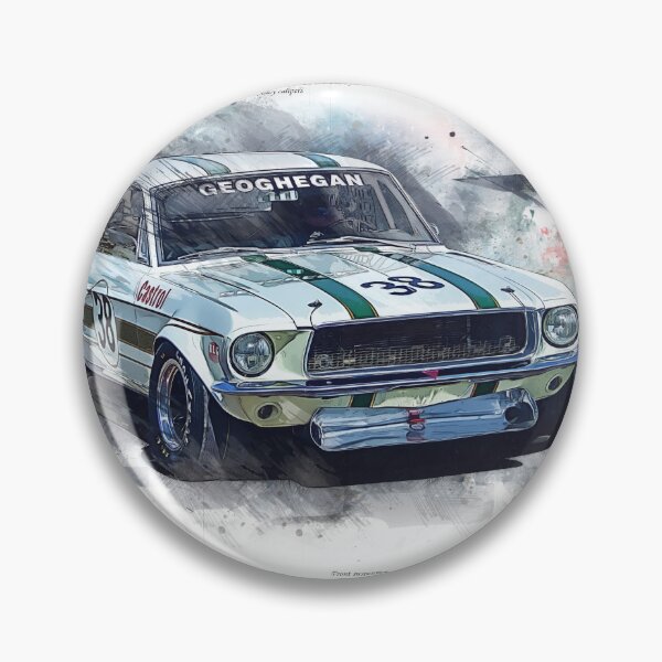 Aperçu de l'œuvre Pete Geoghegan 1967 Mustang GTA créée et vendue par Stuart Row.