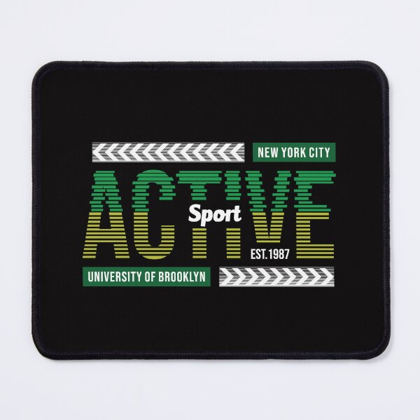 Item preview, Active University of Brooklyn typography color leeds designed and sold by kiloorartclub.