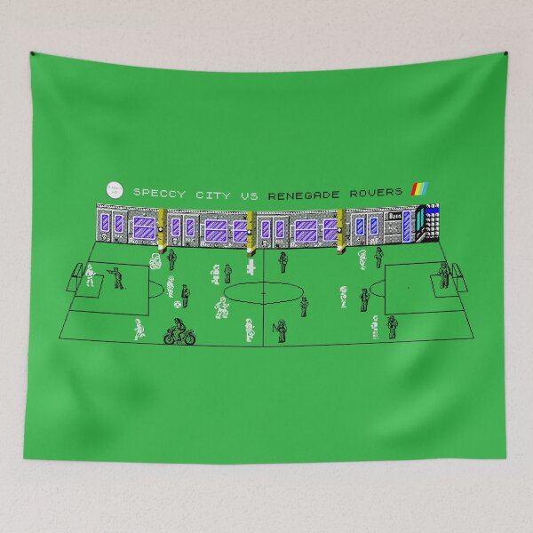Item preview, Speccy City vs Renegade Rovers Retro Art designed and sold by 8bitterpill.