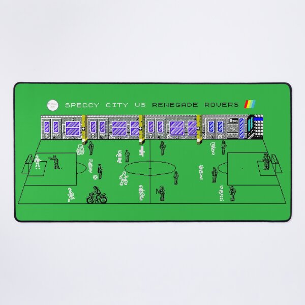 Speccy City vs Renegade Rovers Retro Art Desk Mat
