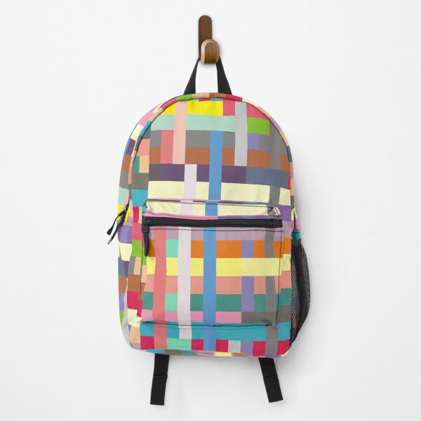 Item preview, Back to school | Notebook | backpack | vibrant | abstract | watercolor painting designed and sold by RedCircleArt.