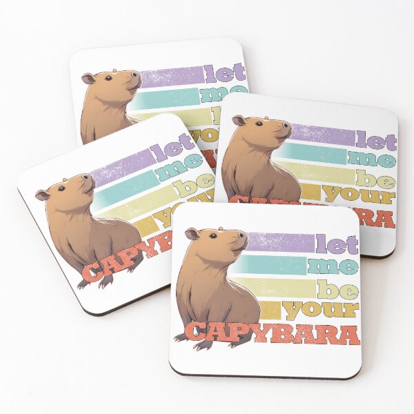 Item preview, Let Me Be Your Capybara designed and sold by FotoBuda.