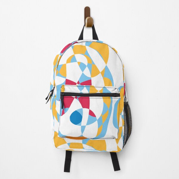 Item preview, Back to school | Notebook | backpack | vibrant | abstract | watercolor painting designed and sold by RedCircleArt.