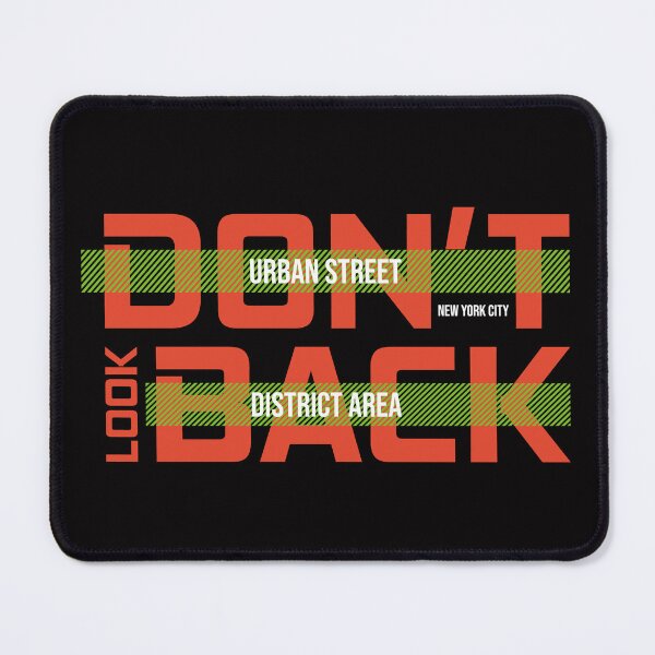 Item preview, Don't Look Back District Area typography color leeds designed and sold by kiloorartclub.