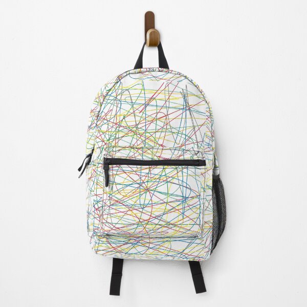 Item preview, Regreso a la escuela | Cuaderno | mochila | vibrante | resumen | pintura de acuarela designed and sold by RedCircleArt.