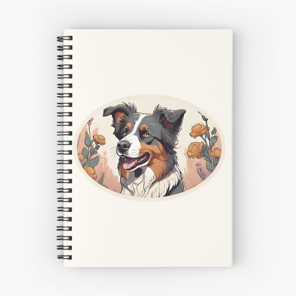 Item preview, Tricolor Aussie Amidst Flowers: A Beautiful and Charming Design designed and sold by GoodyPaws.
