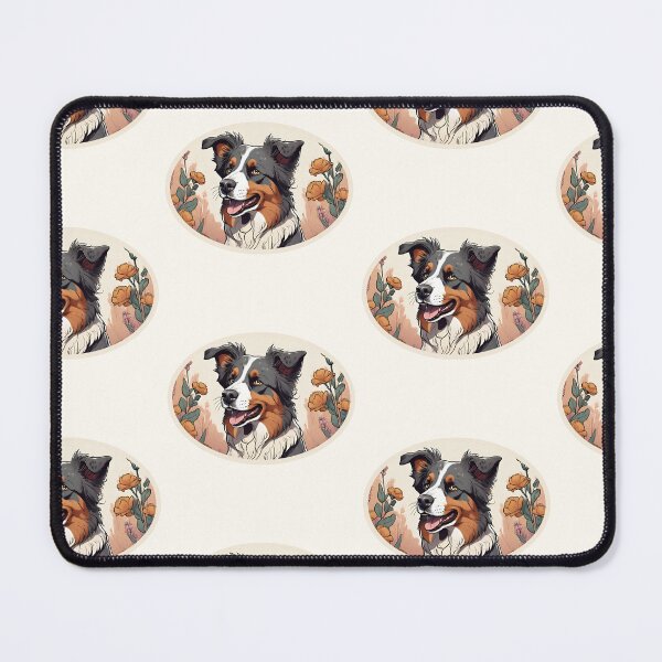 Item preview, Tricolor Aussie Amidst Flowers: A Beautiful and Charming Design designed and sold by GoodyPaws.