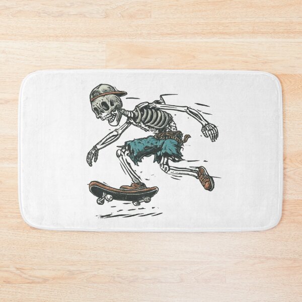 Item preview, SKELETON SKATEBOARDER designed and sold by DomGDesign.