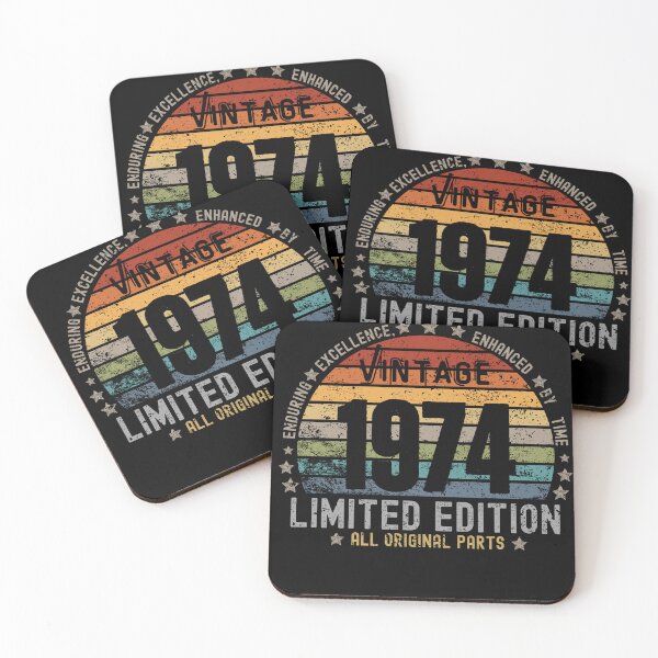 Item preview, Vintage 1974 Limited Edition - Retro Rainbow Design. designed and sold by Happy Paw Studio Co..