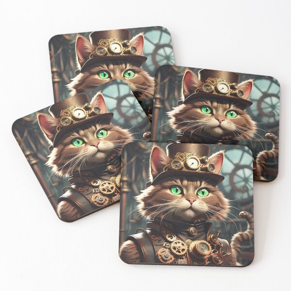 Item preview, Steampunk Cat designed and sold by Marcicev-Bojan.