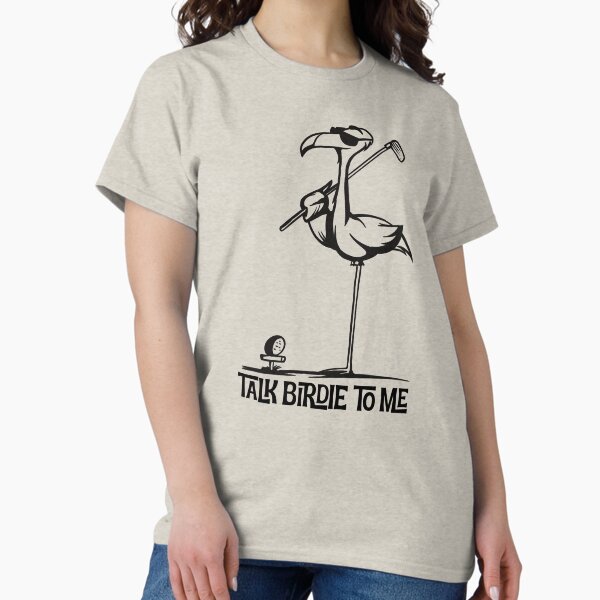 Vista previa del artículo con la obra «'Háblame con Birdie' | Camisa de golf divertida », diseñado y vendido por Gigglefactory.