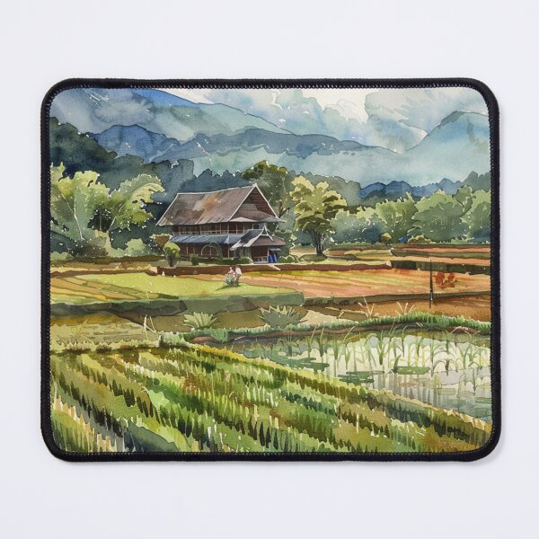 Item preview, A Watercolor Design of Chiang Mai - Thailand designed and sold by Sketch-Shack.