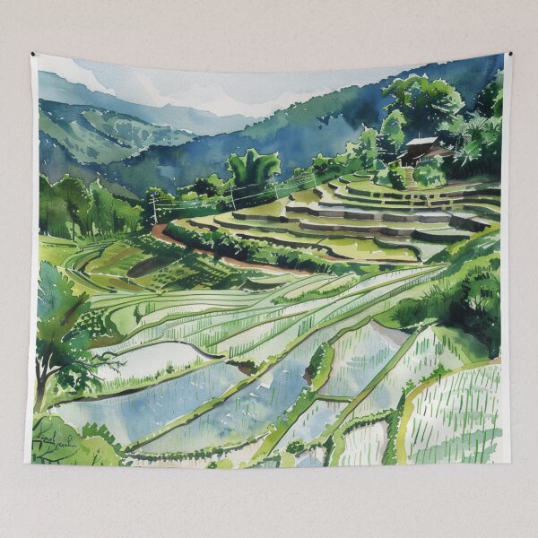 Item preview, A Watercolor Design of Chiang Mai - Thailand designed and sold by Sketch-Shack.