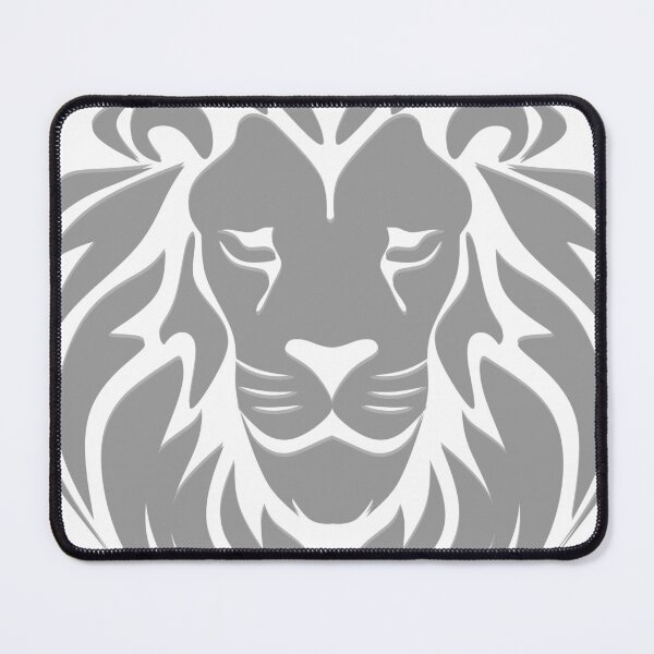 Item preview, Lion head, silver grey designed and sold by bunterkunt.