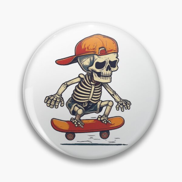 Item preview, SKELETON SKATEBOARDER designed and sold by DomGDesign.