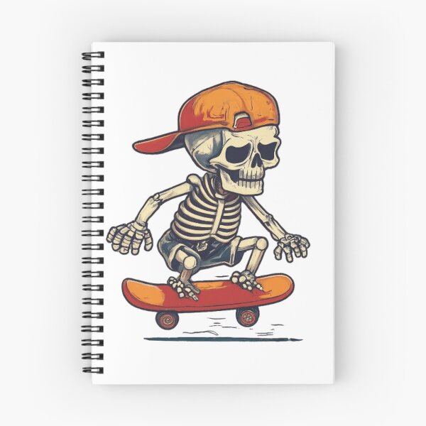 Item preview, SKELETON SKATEBOARDER designed and sold by DomGDesign.