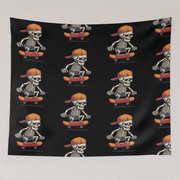 Item preview, SKELETON SKATEBOARDER designed and sold by DomGDesign.