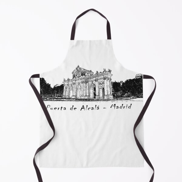 Item preview, Madrid, Puerta de Alcalá. Artistic black and white sketch. designed and sold by Rebeldía Pura.
