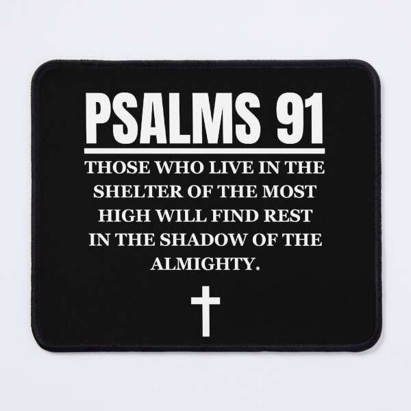 Item preview, Psalms 91 Bible Verse,Christian Mens Gospel Quotes, Inspirational  Christian Woman Design designed and sold by mattlee20.
