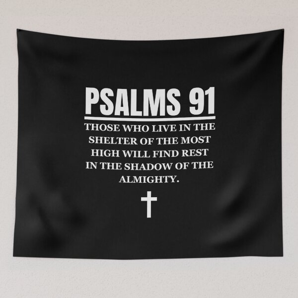 Item preview, Psalms 91 Bible Verse,Christian Mens Gospel Quotes, Inspirational  Christian Woman Design designed and sold by mattlee20.