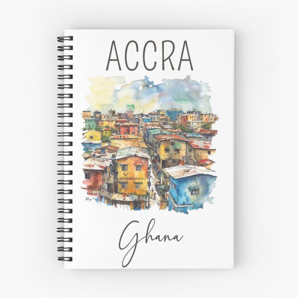 Item preview, A Watercolor Design of Accra - Ghana  designed and sold by Sketch-Shack.