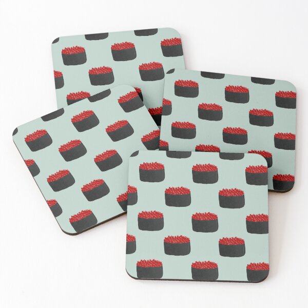 Item preview, Salmon roe sushi rolls designed and sold by Home Cyn Home.