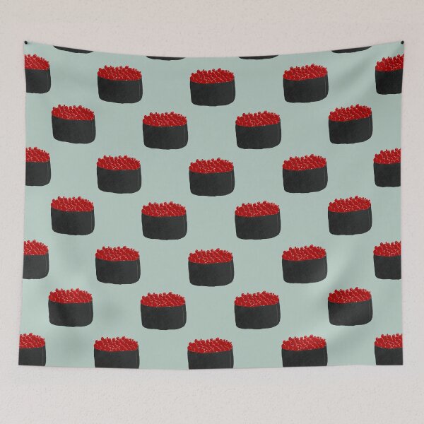 Item preview, Salmon roe sushi rolls designed and sold by Home Cyn Home.