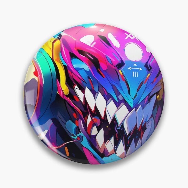 Item preview, Neon Robotic Beast Unleashed in Colors by AI designed and sold by DigitAIShop.