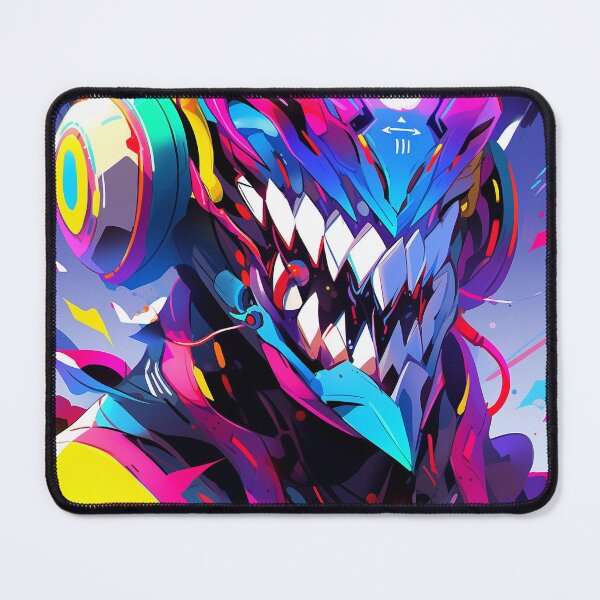 Item preview, Neon Robotic Beast Unleashed in Colors by AI designed and sold by DigitAIShop.