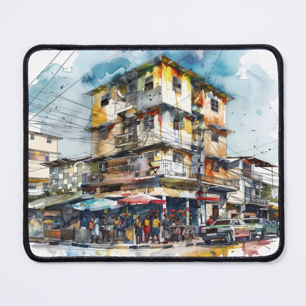 Item preview, A Watercolor Design of Accra - Ghana  designed and sold by Sketch-Shack.