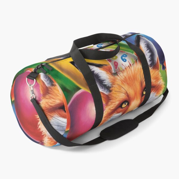 Item preview, Birthday Celebration. Birthday Fox. Adorable fox, birthday balloons, watercolor fox, fox drawing, floral fox designed and sold by FoxVibes.