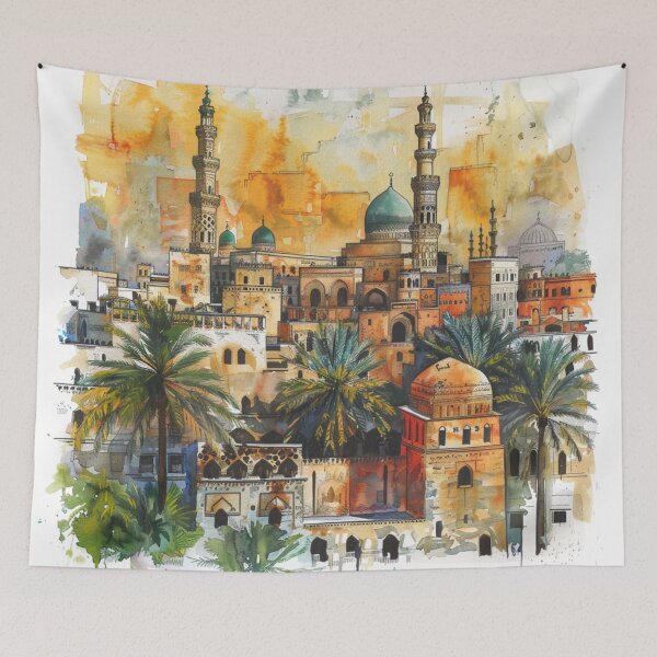 Item preview, A Watercolor Design of Cairo - Egypt  designed and sold by Sketch-Shack.