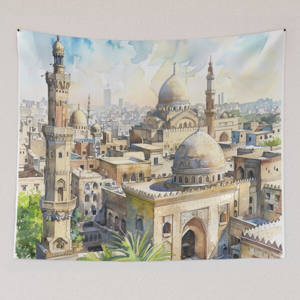 Item preview, A Watercolor Design of Cairo - Egypt  designed and sold by Sketch-Shack.