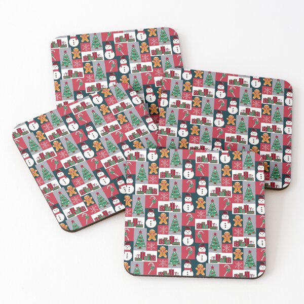 Item preview, Geometric Christmas pattern designed and sold by BosskaDesign.