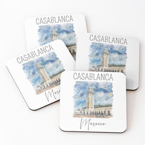 Item preview, A Watercolor Design of Casablanca - Morocco  designed and sold by Sketch-Shack.