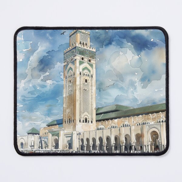 Item preview, A Watercolor Design of Casablanca - Morocco  designed and sold by Sketch-Shack.