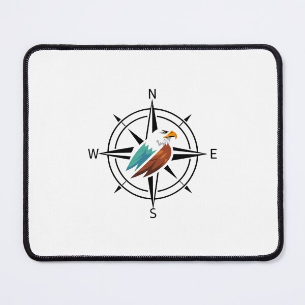 Item preview, Elegant Eagle Compass - Minimalist Modern Design designed and sold by Colorful-Garden.