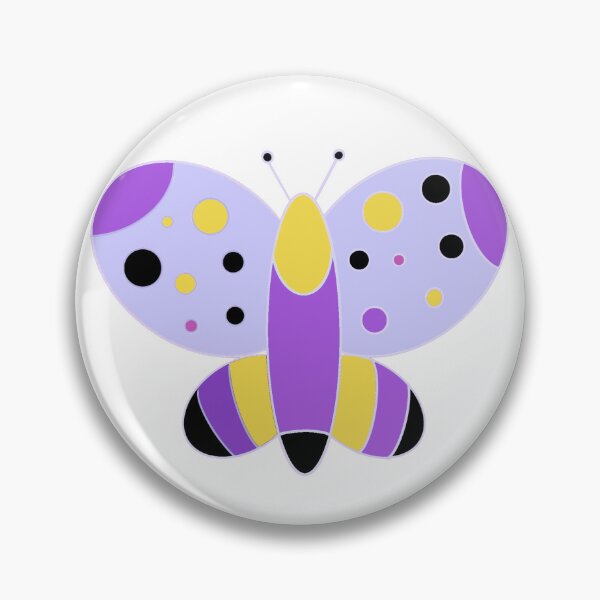 Item preview, Non Binary Butterfly Subtle Pride Flag designed and sold by Antler Queen Creations.