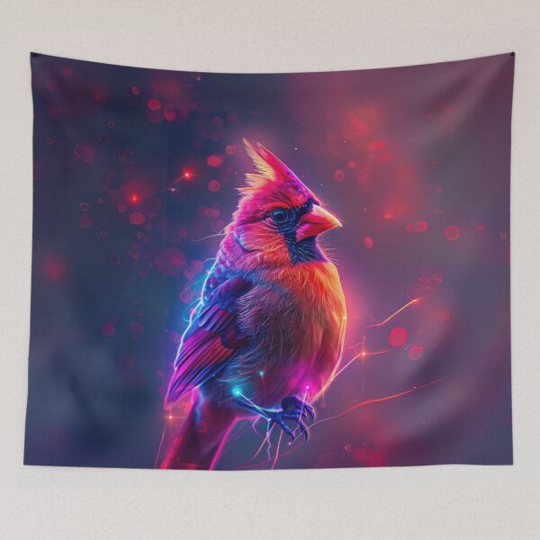 Item preview, Neon Cardinal designed and sold by Sillytoe.