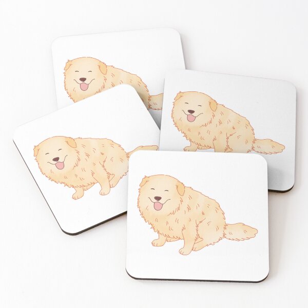 Item preview, Samoyed and Golden Retriever Mix Illustration - Perfect for Dog Lovers designed and sold by Yaragold.