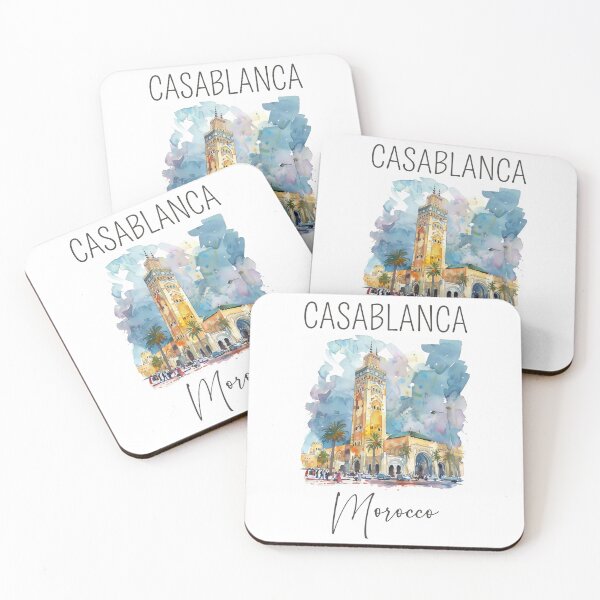 Item preview, A Watercolor Design of Casablanca - Morocco  designed and sold by Sketch-Shack.