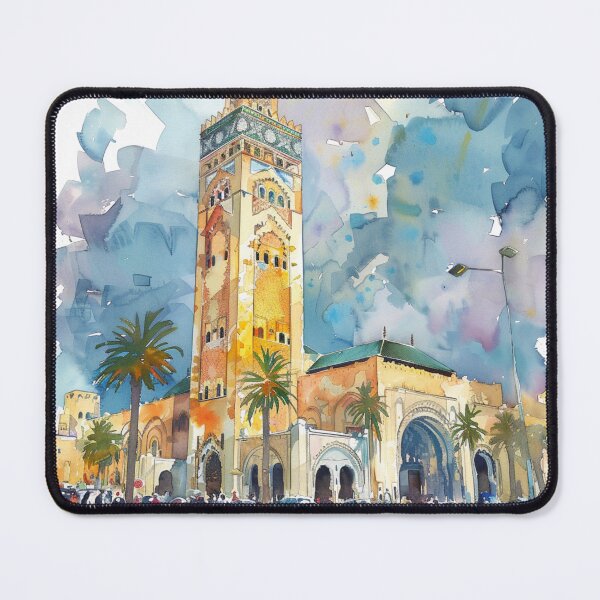 Item preview, A Watercolor Design of Casablanca - Morocco designed and sold by Sketch-Shack.