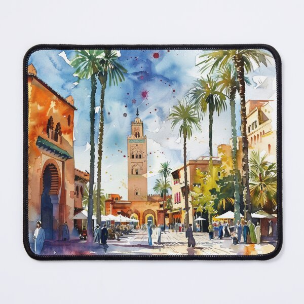 Item preview, A Watercolor Design of Marrakech - Morocco  designed and sold by Sketch-Shack.